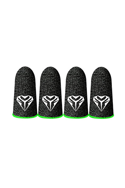 Choice8 2Pairs Green 1-10 Pairs Thumb Gloves Touch Screen Finger Cots Sweatproof for PUBG Mobile Game Access