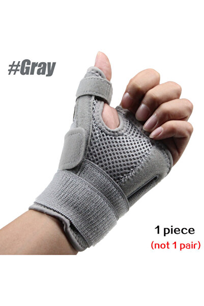 Choice1 دعامة معصم رمادية للإبهام - جبيرة سبيكا لالتهاب أوتار دي كيرفان، والت...