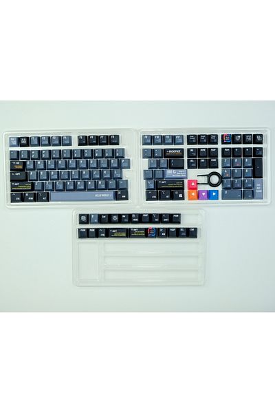 Choice 129 مفتاحًا - أغطية مفاتيح PBT معبأة في صندوق 129 مفتاحًا أغطية مفاتيح مبرمجة كرتونية بصبغة التسامي بلون الكرز