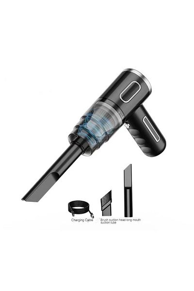 Choice Black Car Cordless Vacuum Cleaner Portable Large Suction Household Cleaning Equipment Handheld Dust