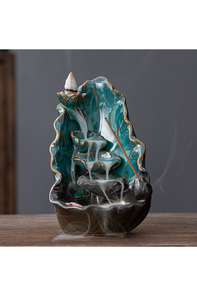 Choice لوتس أزرق AF لوتس لوتس لوتس شلال ظهر البخور فرن المعوقين صب الزجاجة فر...