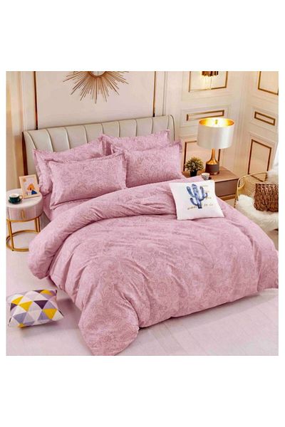 OEM Elegant Double Bed Linen Set with 6 Pieces, Cotton Finet