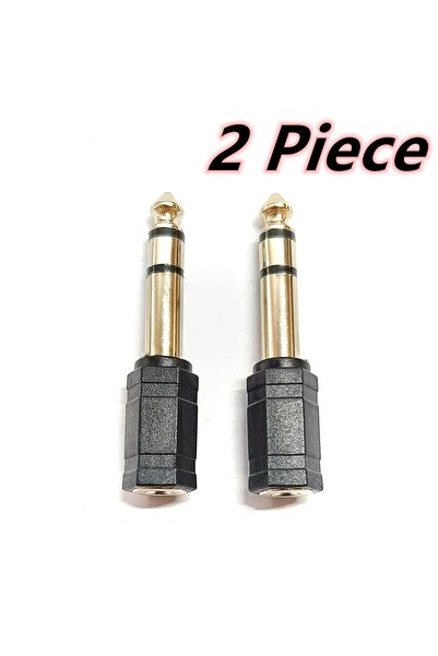 Choice1 2PCS 3.5mm to 6.5mm Audio Adapter to 6.5 Male Plug to 3.5 Female Jack...