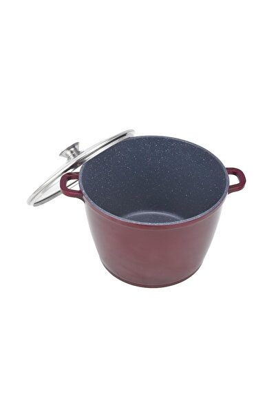 OEM Aluminum Dutch Oven with Teflon Interior, 7 Liters, 24 cm, Glass Lid