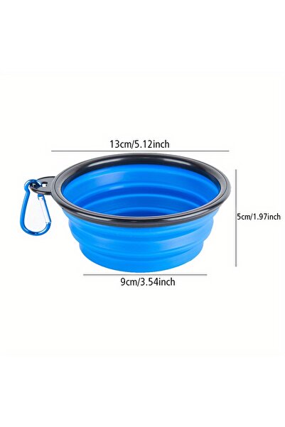 Choice وعاء قابل للطي للكلاب من بلو دوج، وعاء سفر محمول للكلاب، وعاء طعام وما...