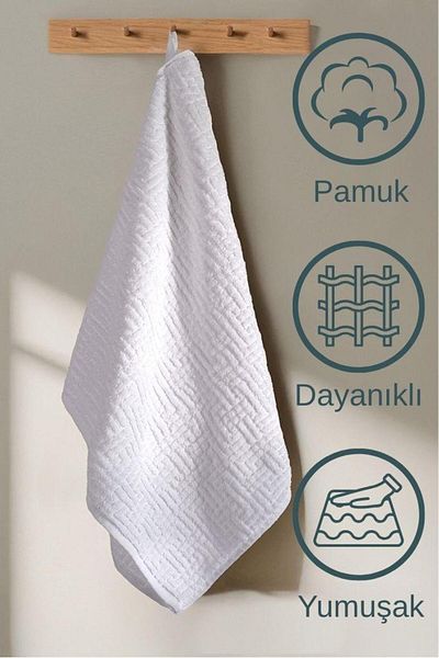 Karna Home Памучна единична кърпа жакард Karna Premium Molıs