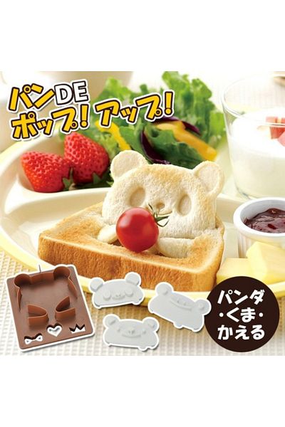 JETTING Bread Moulds 3D Sandwich Animal Shapes Rice Balls DIY Bento Breakfast For Kids Making Onigiri Tool