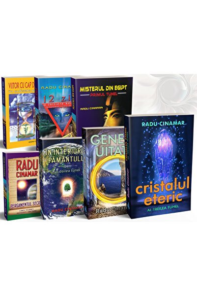 Daksha Pachet 7 carti Radu Cinamar - Colectia completa - Radu Cinamar