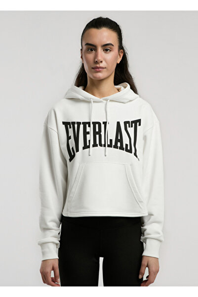 EVERLAST Classics Wmn White Hooded Women's Sweatshirt