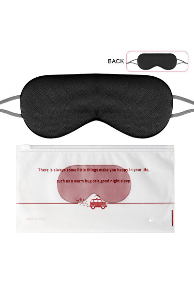Choice Black Double Sided Sleeping Eye Mask Light Soft Blindfold Sleep Mask For Eyes Shade Traveling Nap Ey