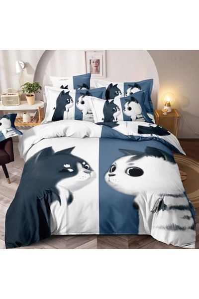 JOJO HOME 6-Piece Finet Cotton Bedding Set, Animalute 2