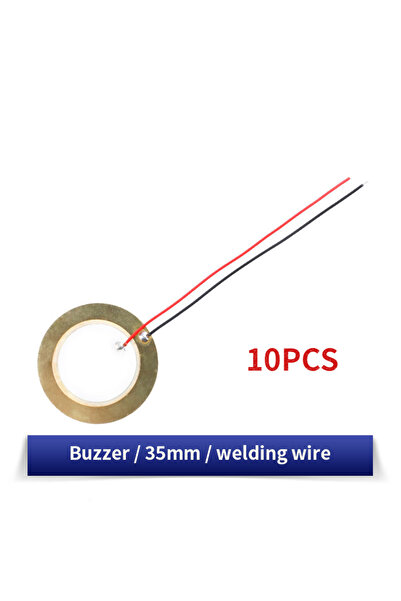 choice2 10PCS 35MM 5/10/20PCS Buzzer Piezoelectric Piezo Ceramic Wafer Plate Piezo Element Diameter 12MM 15M