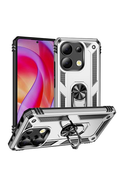 Choice Redmi Note13(4G) Silver For Xiaomi Redmi Note 13 12 11 10 Pro Plus 11s 10s Case Armor Shockproof Cov