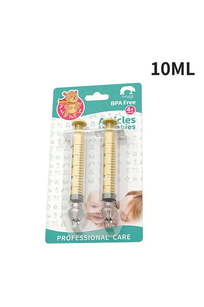 Choice C15-Yellow 2pcs 10ML/20ML Baby Nasal Aspirator Syringe Baby Nose Cleaner Rhinitis Nasal Washer Irrig