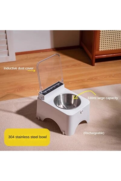 Choice وعاء من الفولاذ المقاوم للصدأ وعاء ذكي للقطط وعاء تغذية الحيوانات الأل...