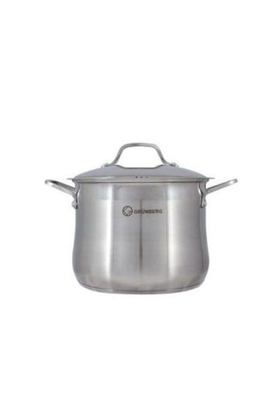 OEM Stainless Steel Pot with Lid 22cm, 7 liters, GRUNBERG, GR-3122