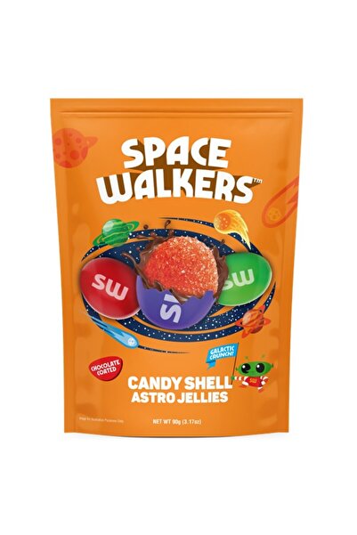 Space Walkers عبوة من 12 قطعة من حلوى أسترو جيلي على شكل صدفة حلوى [ 12 قطعة ]