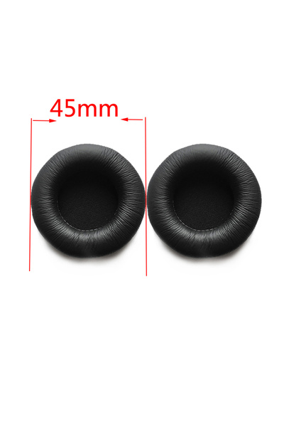 Choice6 وسادات أذن بقطر خارجي 45 مم لسماعات الرأس، مصنوعة من جلد الضفدع المجعد، وغطاء إسفنجي من الجلد.