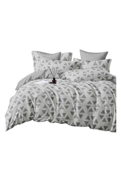 OEM Elegant Double Bed Linen Set, 6 Pieces, Cotton Finet