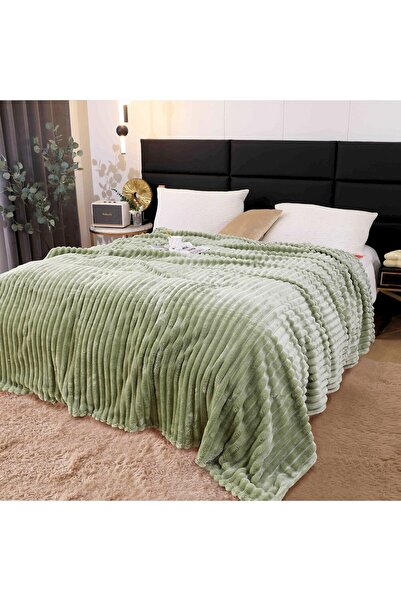 OEM Cocolino fluffy blanket, 200x230 cm, green, PCB542