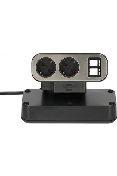 Brennenstuhl Prelungitor pentru birou estilo Duplex Desktop, Protectie la supratensiune, 9 priz
