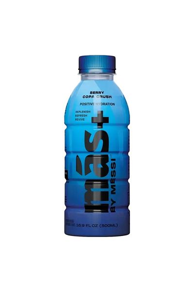 Mas Pack of 12 Mas+ by Messi – Berry Copa Crush (500ml)