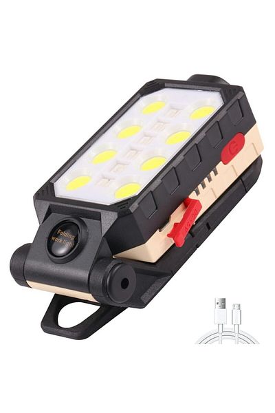 Aptel Lampă de lucru USB IPX6 Neagră
