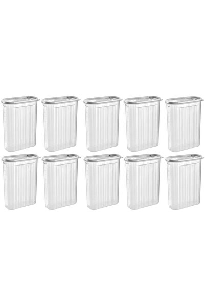 Tuffex Set 10 Food Storage Containers with Colored Lid 2.5L - TP381/10