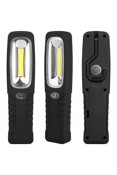 MasterLED LED workshop lamp, magnet and hook, 3W, 6500K, 230 lm, IP20, battery powered