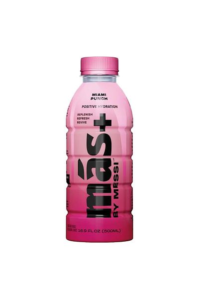 Mas Pack of 12 Mas+ by Messi – Miami Punch (500ml)