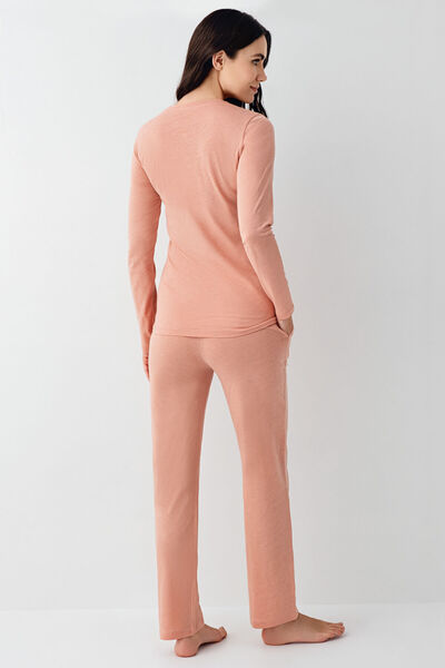 Pierre Cardin Γυναικείο Σετ Πιτζάμες Ροζ