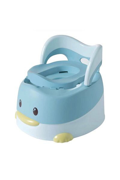 Casa Grande Potty for Kids, +6 Months, Detachable, with Lid, Non-Slip, Plastic, Soft Seat, Duck Model, 38x32x30