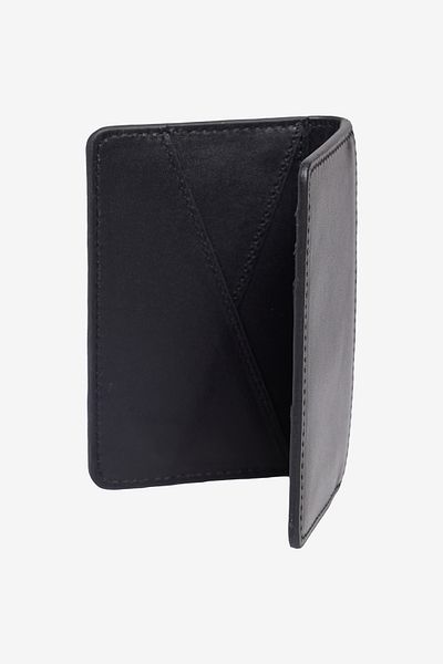 AC&Co / Altınyıldız Classics Suport pentru carduri din piele artificială neagră pentru bărbați