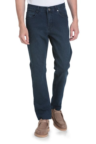Hatemoğlu Navy Blue Regular Fit 5 Pocket Cotton Jeans