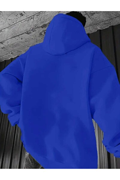 caddekombin Hanorac cu glugă cu imprimeu The Dream Bridge, cu buzunar, din lână în interior, Saks