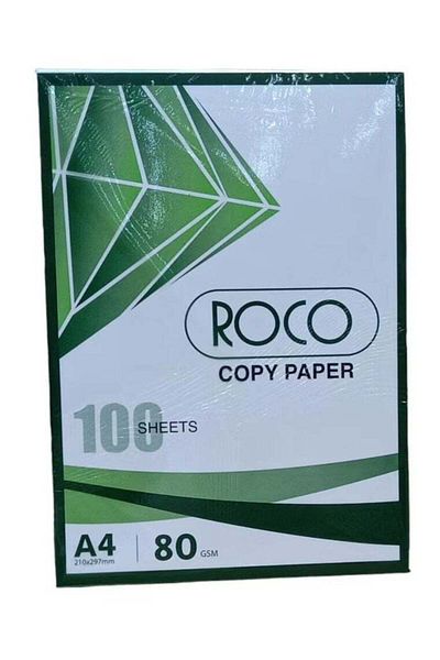 Rocco Copy Paper A4, 100 Sheets, 80 gsm
