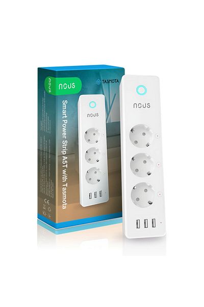 Nous Prelungitor Smart A5T, Wifi, 15A, Tasmota