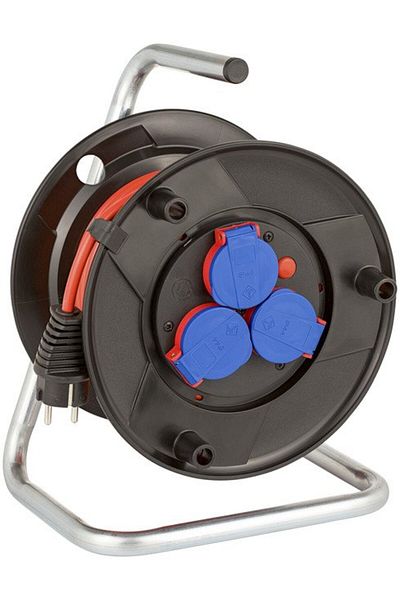 Brennenstuhl Prelungitor Exterior Garant cu tambur cu priza multipla, 3 posturi, 20m, IP44