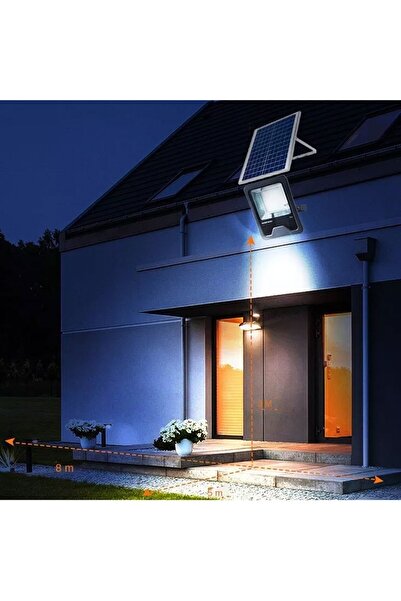 Supfire Superfire FF1-B LED Floodlight, Solar Panel, Light Sensor, 41W, 320lm, 5000mAh, Remote Control