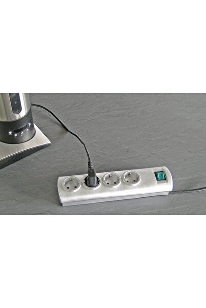 Brennenstuhl Primera-Line extension cord 4 sockets 1.5m, H05VV-F 3G1,5, Silver