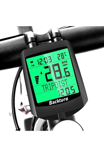 OEM Computer de bicicletă wireless, cu funcție de închidere, multifuncțional, cu ecran LCD, impermeabil