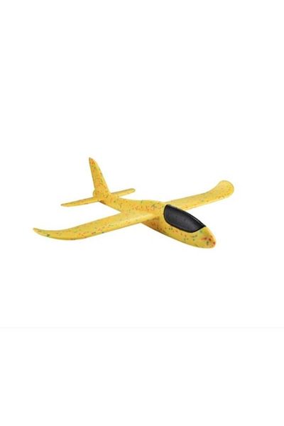 Terra Avion planor din polistiren in punga, lungime 47 cm, Galben