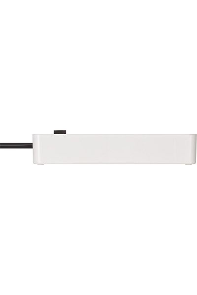 Brennenstuhl Prelungitor Ecolor 4 prize, 1.5m H05VV-F 3G1,5 Alb Negru