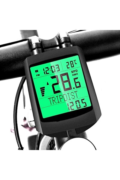 OEM Calculator de bicicletă wireless Qomolo, multifuncțional, ecran LCD, impe...
