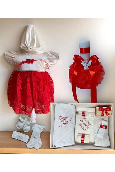 Botez Complete set – Margot – red