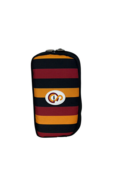 Galatasaray GS Lisanslı Logolu Kalemlik Çok Gözlü Kalem Çantası