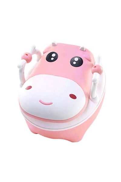 Casa Grande Portable Children's Potty, 1+ Year, Cow Design with Lid, Friendly Model, Non-Toxic, Handles, Detacha