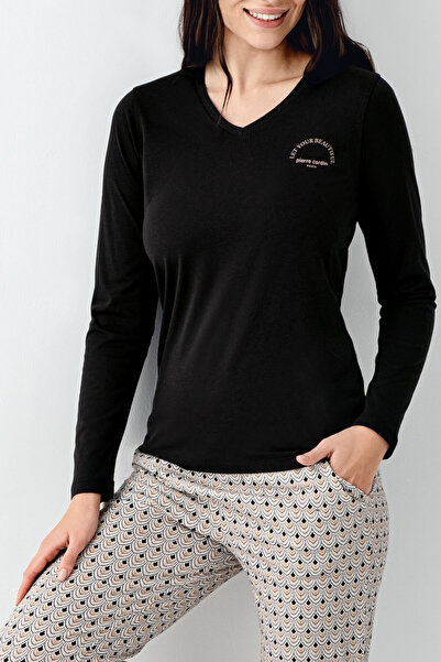 Pierre Cardin Kadın Siyah Pijama Takımı