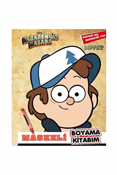 Genel Markalar Beta Kids Disney Esrarengiz Kasaba Maskeli Boyama Kitabı Dipper