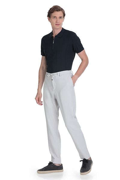 Hatemoğlu Παντελόνι Jogger Stone Relaxed Cut με τσέπες στο πλάι